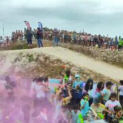 Carmelitas viven martes de pintadera del carnaval 2024