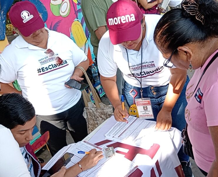 Se intensifica campaña a favor de Claudia Sheinbaum en Ciudad del Carmen