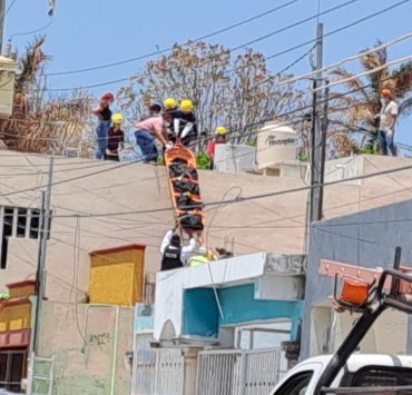 Recibió fuerte descarga