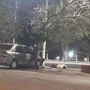 Se estrelló contra un poste