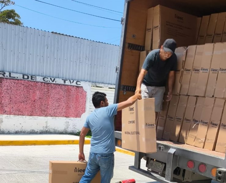 El 18 de mayo debe arribar la paquetería electoral