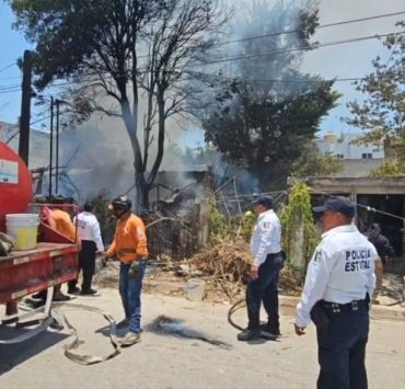 Incendio consumió vivienda