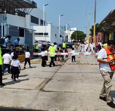 Realizan simulacro en Cendi de Pemex