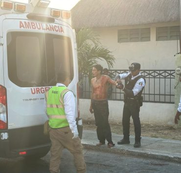 Hombre sufrió una lesión