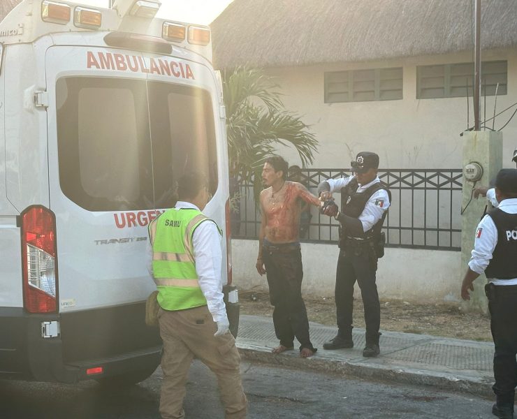 Hombre sufrió una lesión