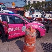 Movilización policiaca en construcción de nueva gasolinera