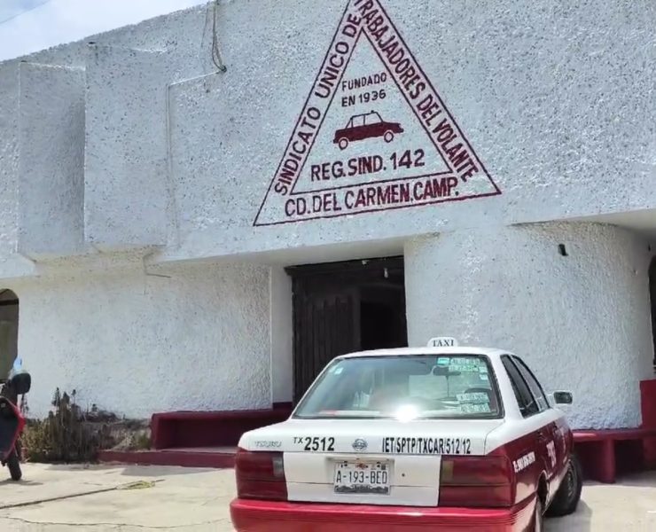 Piden a taxistas de Ciudad del Carmen unidad sindical