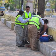 Mujer terminó desamayda