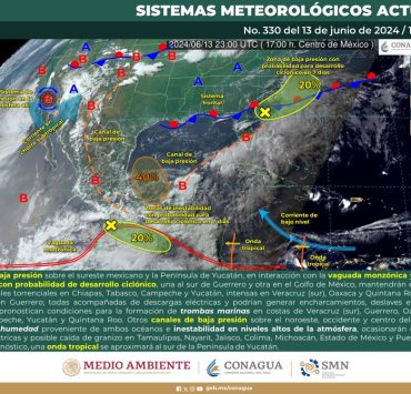 Alerta Meteorológica: Temporada de Lluvias Intensas y Posibles Ciclones en México