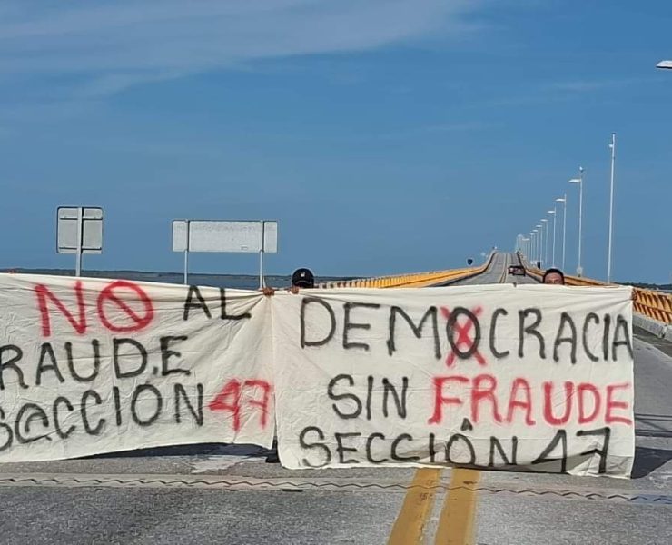 Petroleros de la Sección 47 piden no al fraude