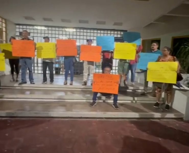 Manifestación de jubilados de la Unacar