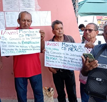 Petroleros despedidos injustamente piden apoyo a los gobiernos federal y estatal