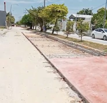 No avanza pavimentación de la avenida 5 de Mayo