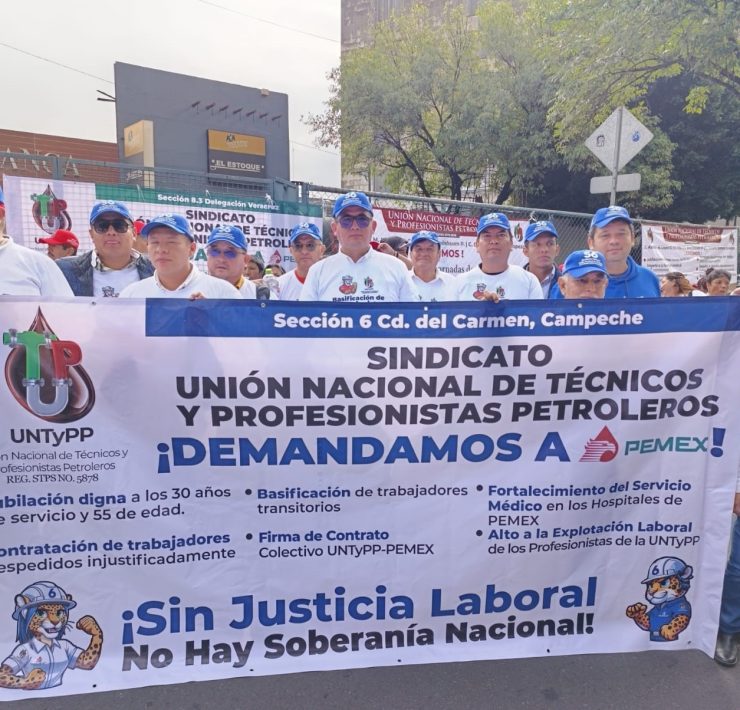 La Untypp pide al director de Pemex que cumplan sus demandas