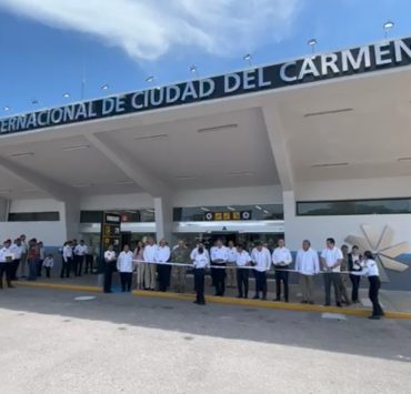 Inauguran remodelación del Aeropuerto de Ciudad del Carmen
