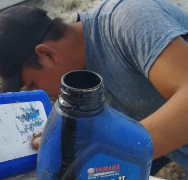 Basura plástica contamina playas de Isla Aguada