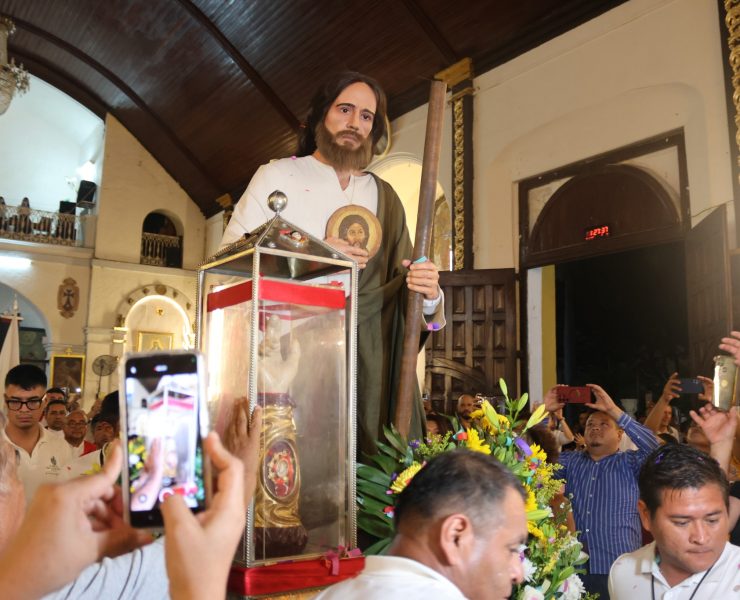 Llegan a Ciudad del Carmen las reliquias de San Judas Tadeo