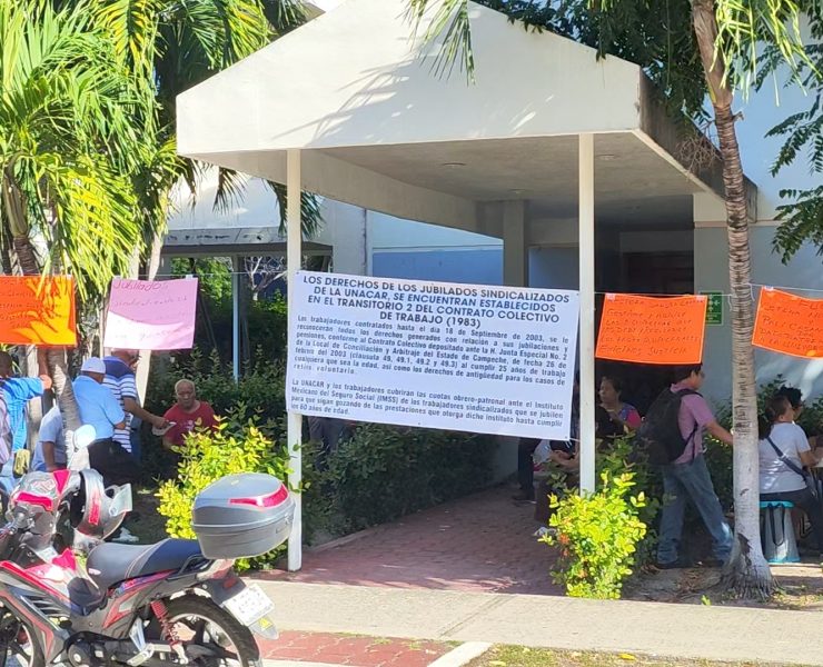 Unacar solo pagó una quincena a jubilados