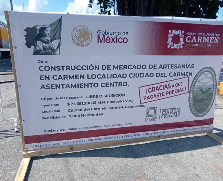 Inicia construcción del mercado de Artesanías