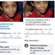 Aparece menor reportado como extraviado