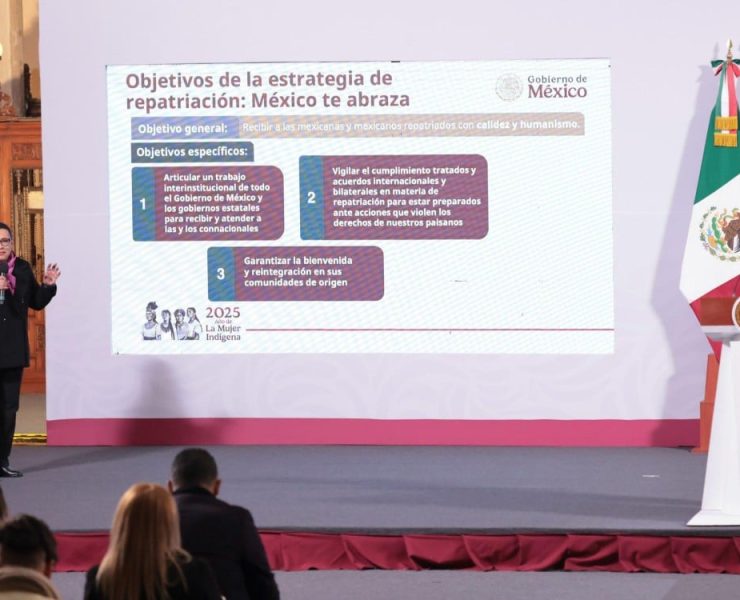 Gobierno de México implementa estrategia integral para recibir a connacionales repatriados: “México Te Abraza”