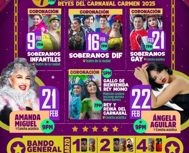 Carnaval de Carmen en su edición 2025