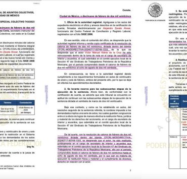 Reinstalan a Kidnie como Secretario de Interior y Acuerdos de la Sección 47