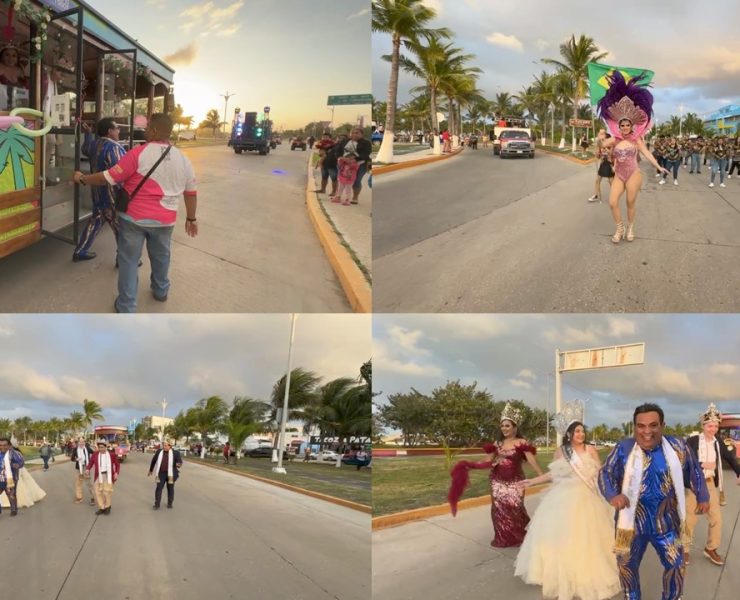 Carmelitas disfrutan del gallo de bienvenida del Rey Momo