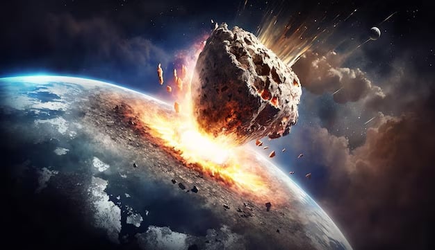 Posibles zonas de impacto del asteroide 2024 YR4