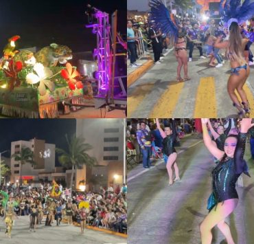 Segundo día de bando de carnaval en Ciudad del Carmen