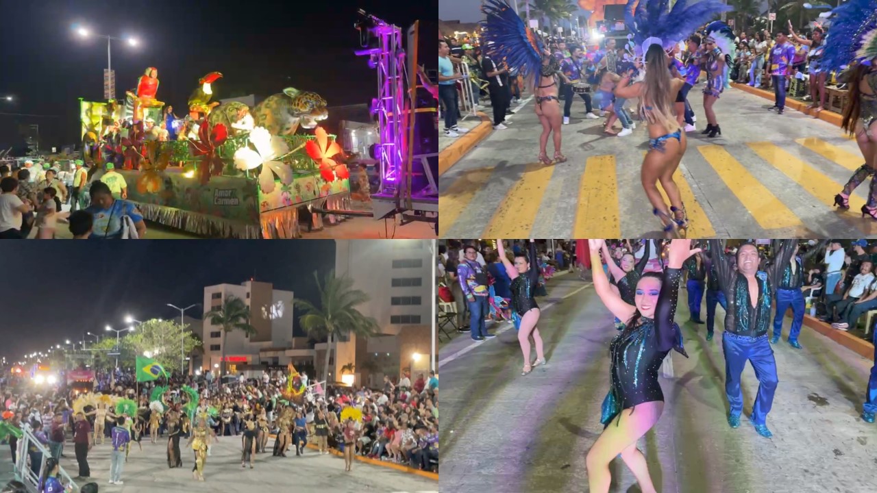 Segundo día de bando de carnaval en Ciudad del Carmen