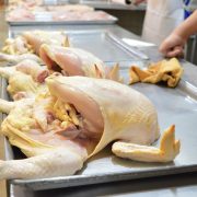 Riesgo de salud pública comprar pollo a comercios ambulantes