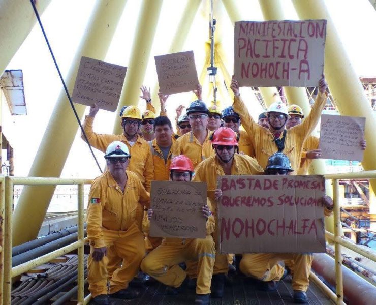 Petroleros demandan a Pemex ante la CNDH