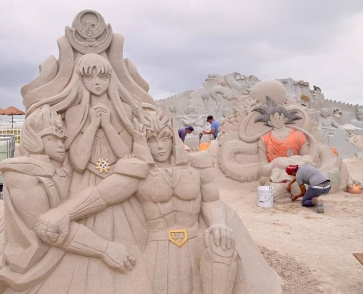 Figuras de arena dirigidas a niños y jóvenes