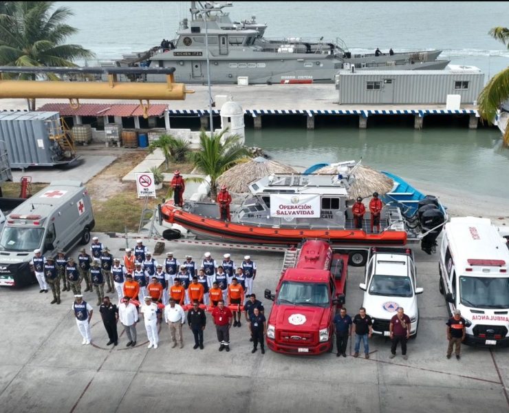 Da Inicio Plan Marina “Operación Salvavidas Semana Santa 2025”