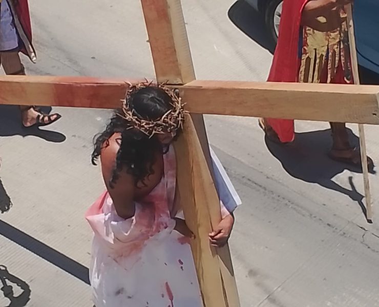Viacrucis de la parroquia de Nuestra Señora de Asunción de Ciudad del Carmen