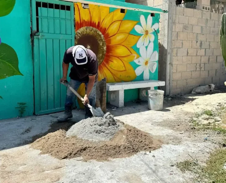 Avances de los nuevos baños en el Panteón Colonia
