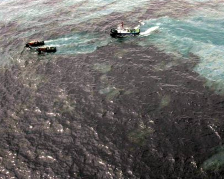 Huachicol en el derrame del Golfo de México
