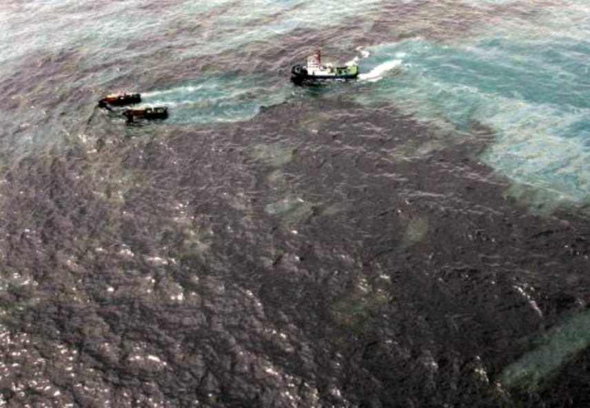 Huachicol en el derrame del Golfo de México