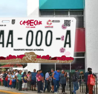 Último día para el canje de placas en Campeche: Largas filas