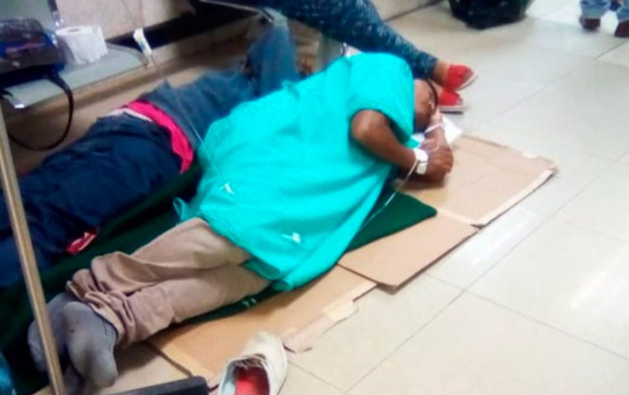 Condiciones indignantes para familiares de pacientes