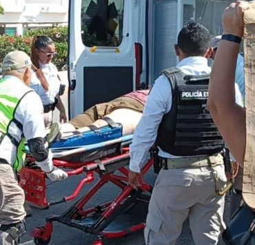 Mujer sufre caída y posible fractura en mercado Pedro Sainz de Baranda