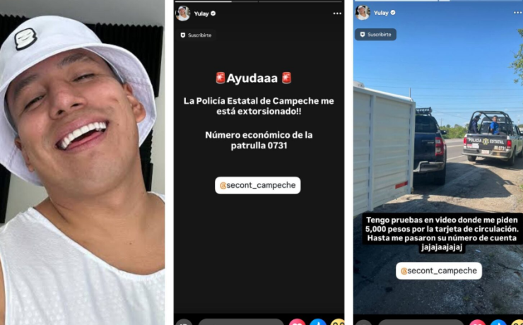 Influencer Yulay denuncia extorsión en Campeche impactante