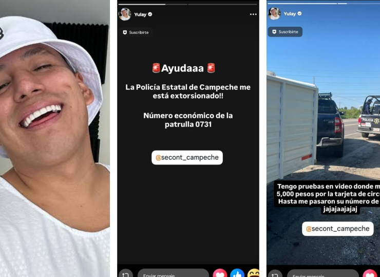 Influencer Yulay denuncia extorsión en Campeche impactante