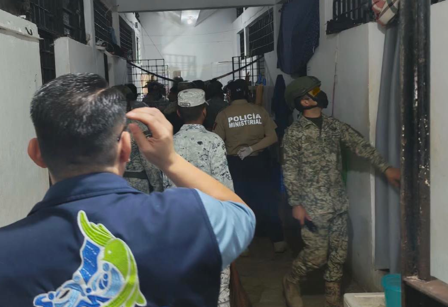 Operativo en penal de Kobén deja decomisos de dinero y objetos prohibidos