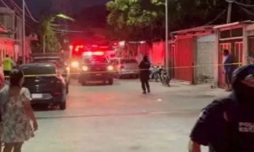 Ataque armado en vivienda deja tres heridos