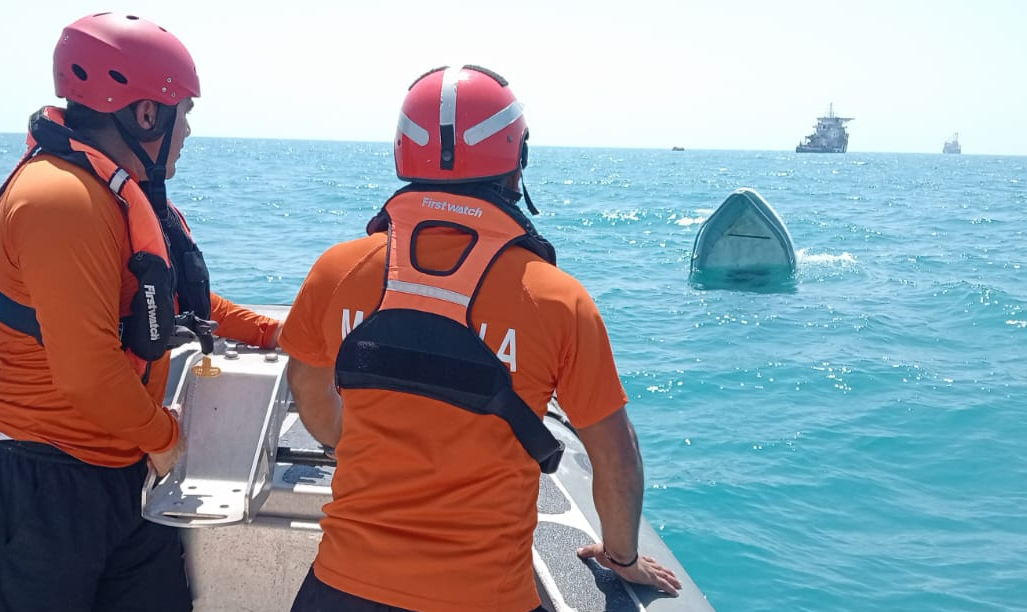 Activación del operativo de rescate marítimo