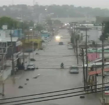 Campeche se encuentra inundado por lluvias intensas