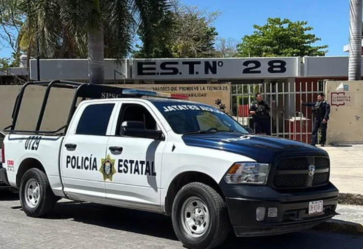 Amenazas de ataques en secundarias de Campeche generan alarma y movilización policial