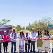 Inauguran la reconstrucción total de la vía Sabancuy-La Cristalina